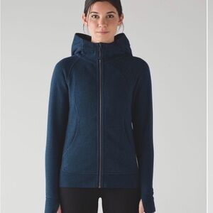 LuluLemon Scuba Hoodie IV Heathered Nocturnal Teal